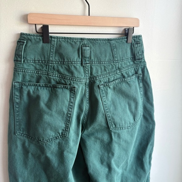 Etica Women’s Barrel Leg Doyle Biker Pants in Quetzal Green Size 31 - Picture 10 of 13
